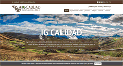 Desktop Screenshot of igcalidad.es