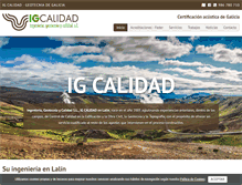 Tablet Screenshot of igcalidad.es